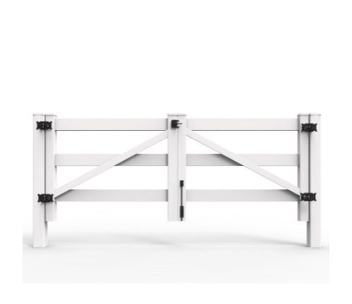 PVC Post & Rail Farm Fence