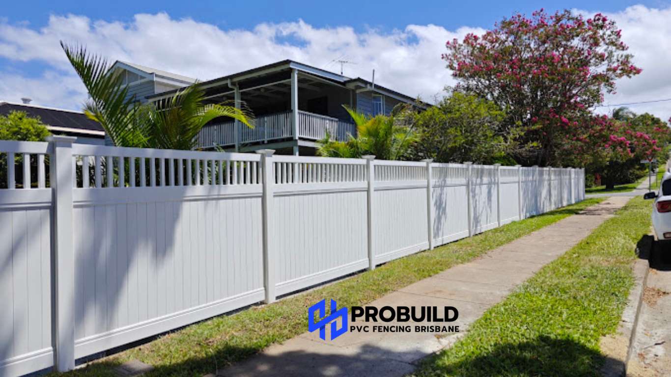 Picket Top PVC Fence