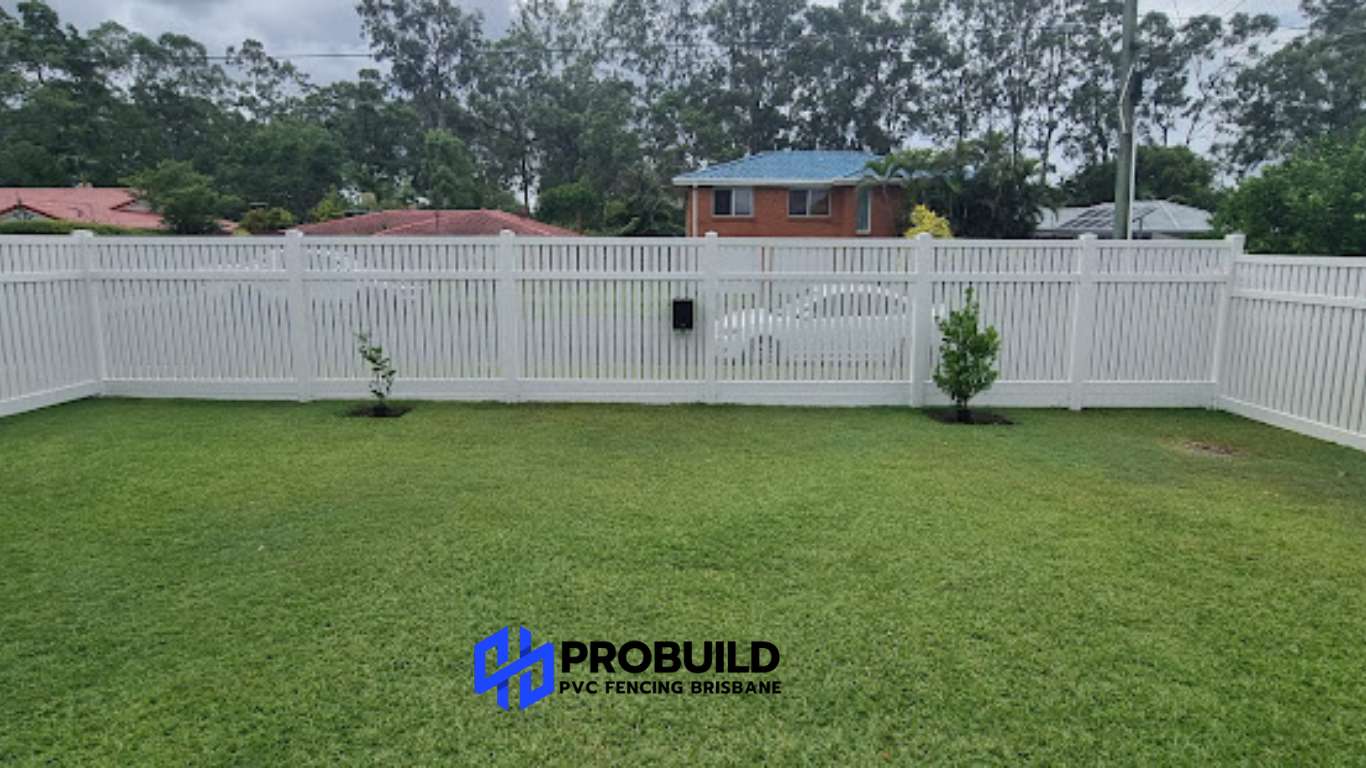 White PVC Fence Brisbane